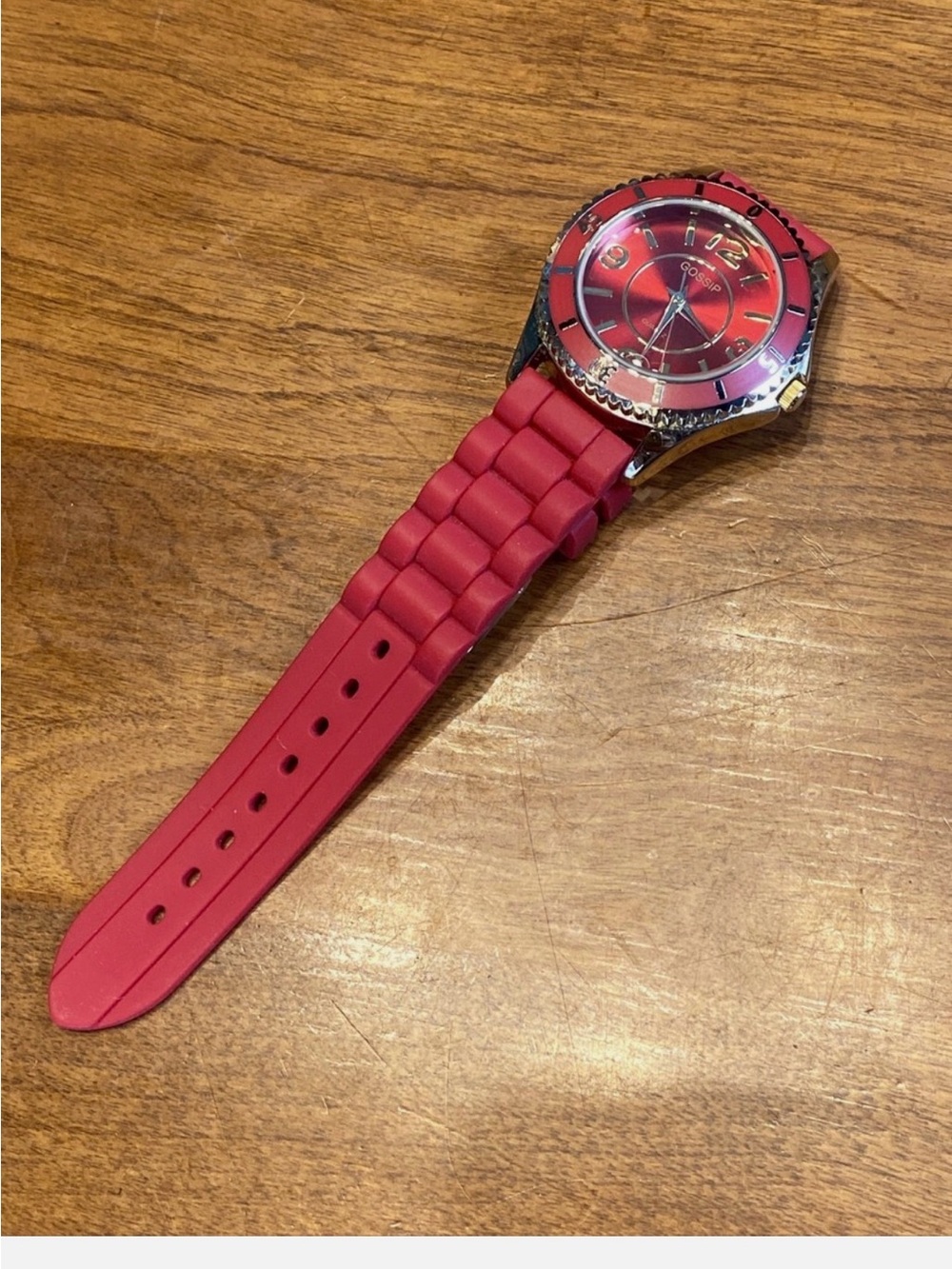 Red Strap Watch - GOSSIP